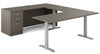 "U" Shaped Desk with 3-Stage Height Adjustable Table Business Interiors