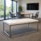 Coffee Table Chrome - Office context A [AI office context]