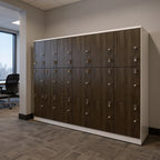 Laminate Lockers - Office context B [AI office context]