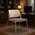 Rebound™ Armchair, Upholstered Seat (R5APUG) - Office context B [AI office context]