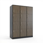 Laminate Lockers - Studio white background [AI office context]