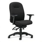 Basics® Comfort-Time™ Ultra Multi-Tilter Chairs MVL1873 MVL1875 (Available with a headrest) - Studio white background [AI office context]