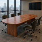 Racetrack Conference Table 1" Top - Office context B [AI office context]