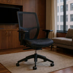 Format+ | High Back Weight Sensing Synchro-Tilter, Mesh Seat and Back - Office context B [AI office context]
