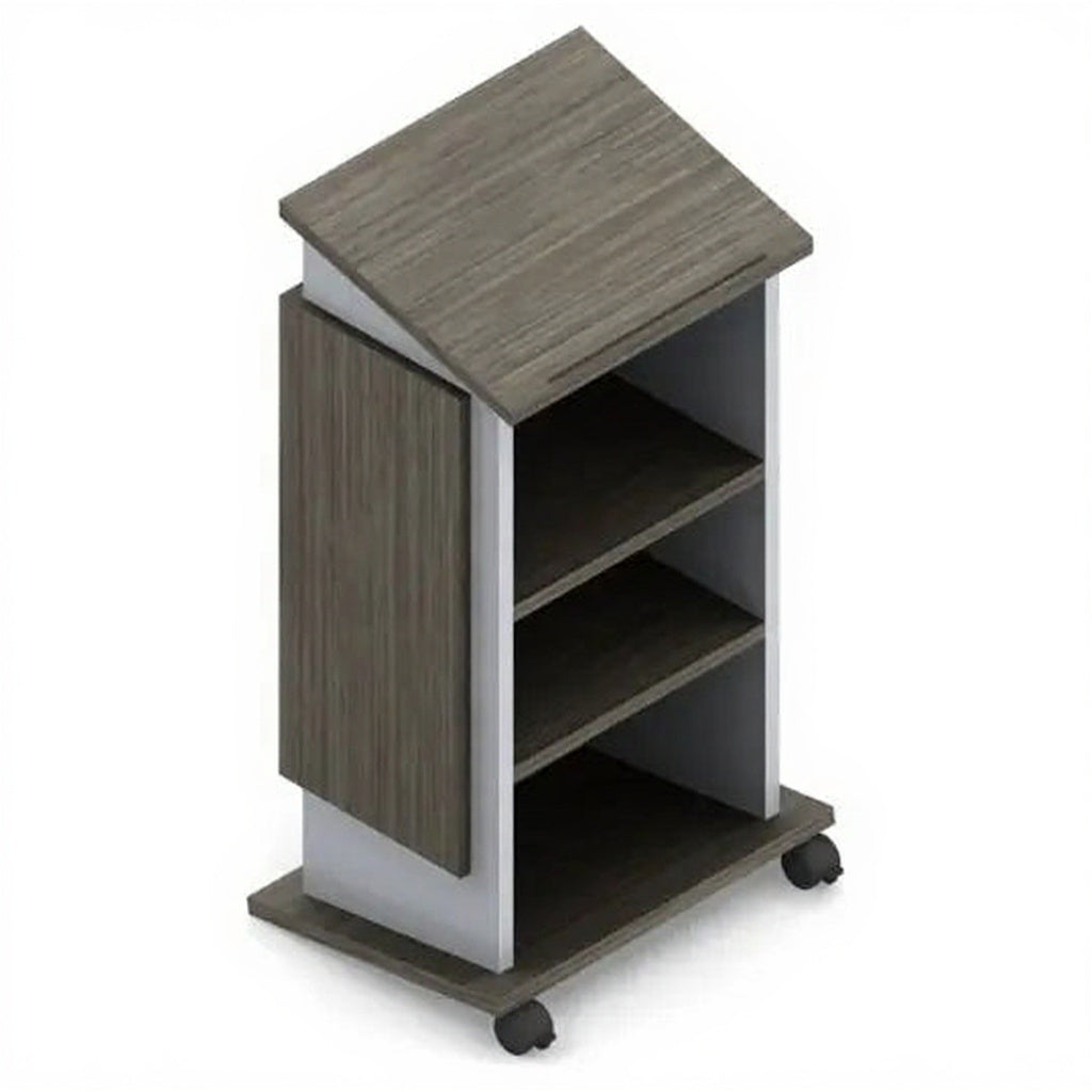 Lectern podium - Studio white background [AI office context]