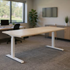 Electric Height Adjustable Sit to Stand Desks - Office context A [AI office context]