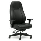 Extended High Back Wide & Deep Seat Multi Tilt BAO27513 - Studio white background [AI office context]