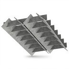 Ceiling Grids Sound Acoustic Dampeners - Studio white background [AI office context]