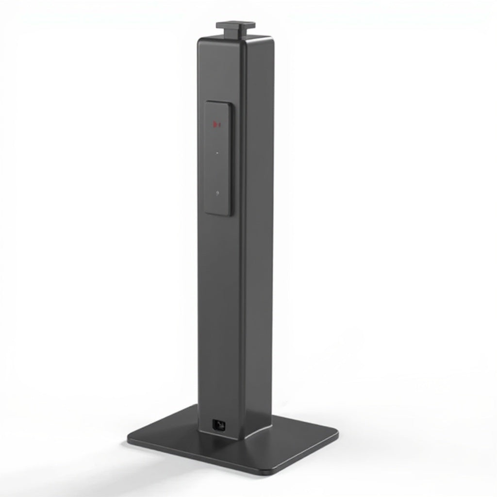 Tower Charging Station with USB ports. 2 Colour options. - Studio white background [AI office context]
