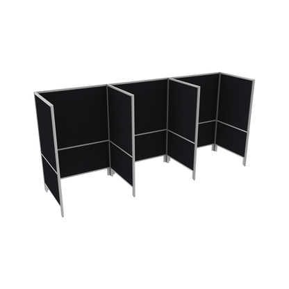 Partitions 66" High 3 Offices - Brant Business Interiors