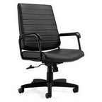 MVL11886 Caman | High Back Tilter Bonded Leather - Studio white background [AI office context]
