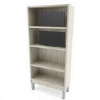 Levels bookcase - Studio white background [AI office context]