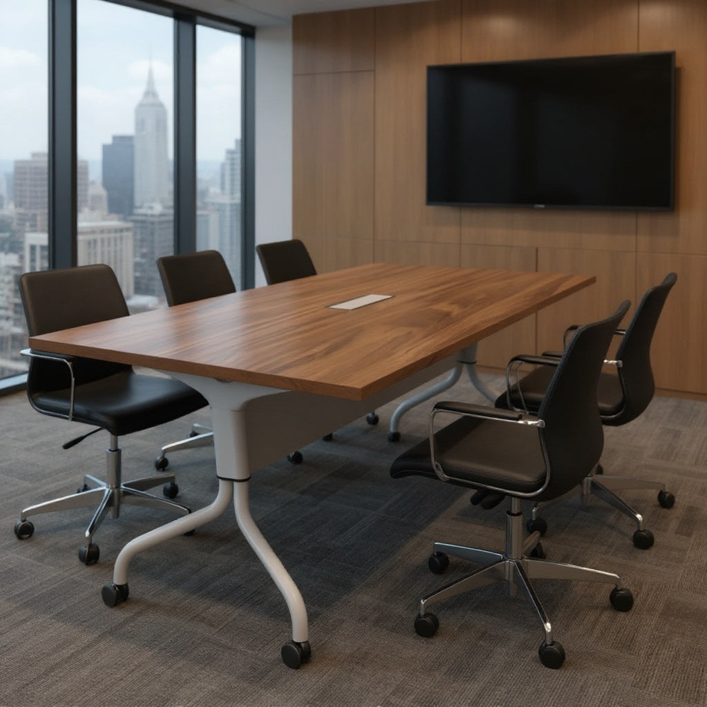 Training Flip Top Tables - Office context B [AI office context]