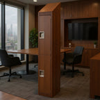Lockers 2-Tier - Office context B [AI office context]
