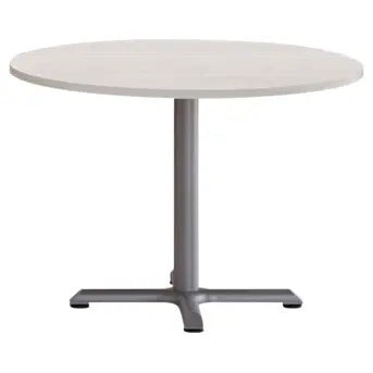 Round Table Cross Base 8 Colours - Brant Business Interiors