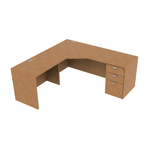 Innovation L-Shape Curved Corner - Brant Business Interiors