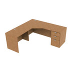 Innovation L-Shape Curved Corner - Brant Business Interiors