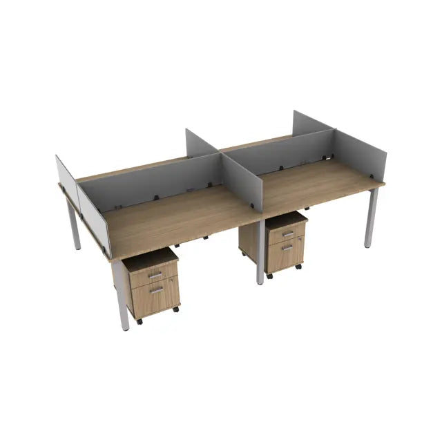 4 Person Workstation Business Interiors