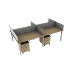 4 Person Workstation Business Interiors