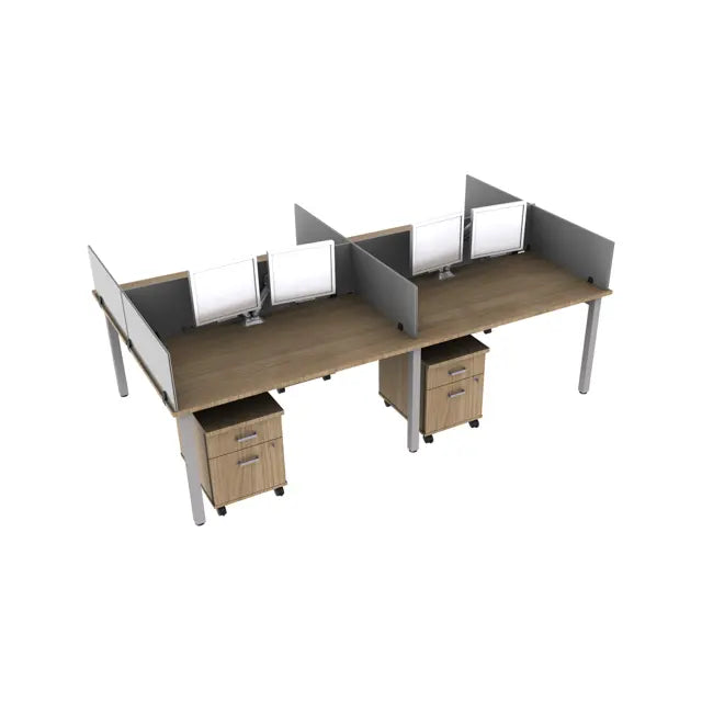 4 Person Workstation Business Interiors