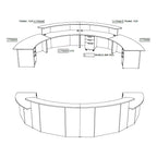 Circular Reception Unit W-41-R Business Interiors