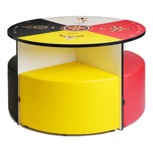 Indigenous Medicine Wheel HUDDL Business Interiors