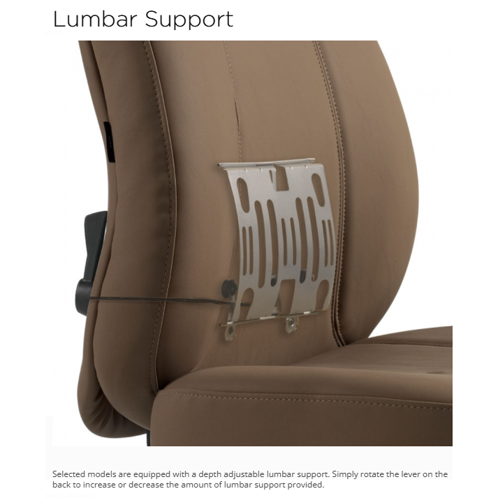 ObusForme Comfort Medium back Chair (Fabric) 1261-3 Schukra