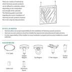 Hardware for Ceiling Tiles - Brant Business Interiors