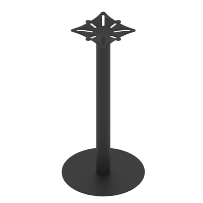 Round metal base