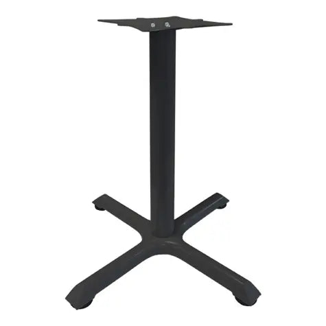 Metal Cross Base with Levelers Business Interiors