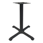 Metal Cross Base with Levelers Business Interiors
