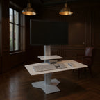 Sit2Stand Series Sit-Stand Workstation - Office context B [AI office context]