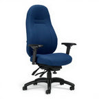 Global OBUSforme Elite Multi-Tilter Chair High Back - Studio white background [AI office context]