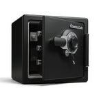 Large fire/water safe 13" x 16" x 19" - black — 13" x 16" x 19" - Studio white background [AI office context]