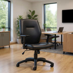 Marlee Midback Chair Bonded Leather MVL11722 - Office context A [AI office context]