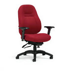 OBUSforme Elite Multi-Tilter Medium Back Chair - Studio white background [AI office context]