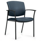 Ibex | Upholstered Seat &  Back Guest Chair MVL2819 - Studio white background [AI office context]