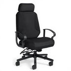 Robust high back multi-tilter chair — 2526 - Studio white background [AI office context]