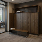 Laminate Lockers - Office context B [AI office context]