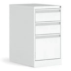 Pedestal - box/box/file (with or without wheels) - Studio white background [AI office context]