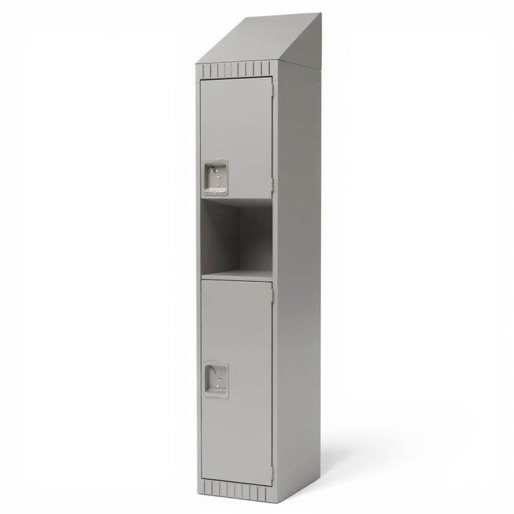 Lockers 2-Tier - Studio white background [AI office context]