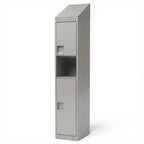 Lockers 2-Tier - Studio white background [AI office context]