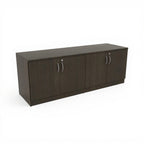 Credenza Storage / Storage with locks - Studio white background [AI office context]
