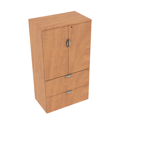 Lateral file & storage cabinet with shelves