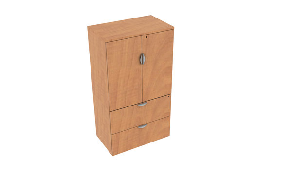 Lateral file & storage cabinet with shelves