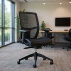 Format+ | High Back Weight Sensing Synchro-Tilter, Mesh Seat and Back - Office context A [AI office context]