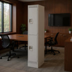 Lockers 2 Tier (Assembled) - Office context B [AI office context]