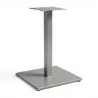 Metal Square Metal Base - Studio white background [AI office context]