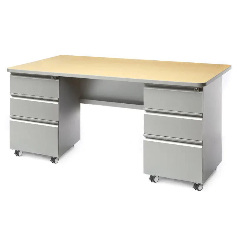 Metal APEX Desk Office Central & Brant Business Interiors