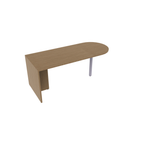 D-top table with or without modesty